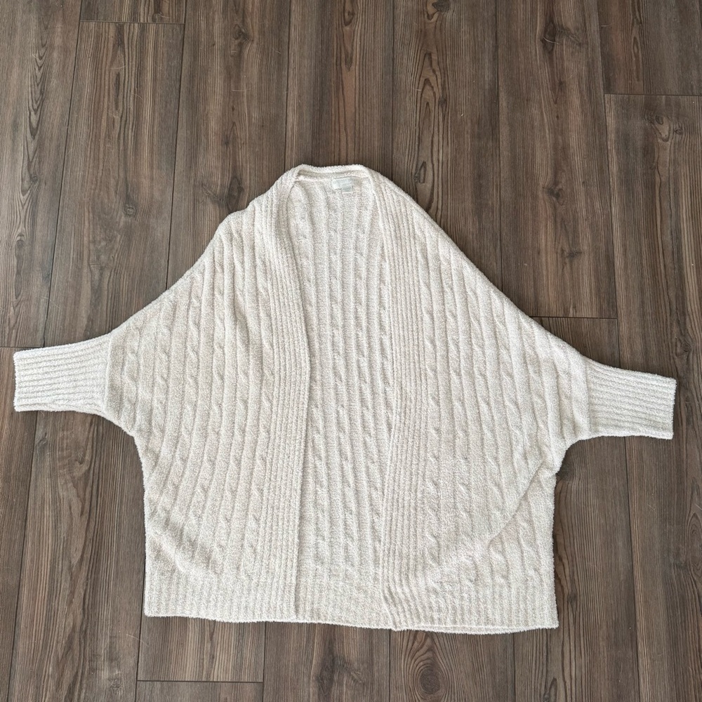 The Barefoot Dreams CozyChic Lite Cable Shrug Style BDWCL1097 cardigan size xxs